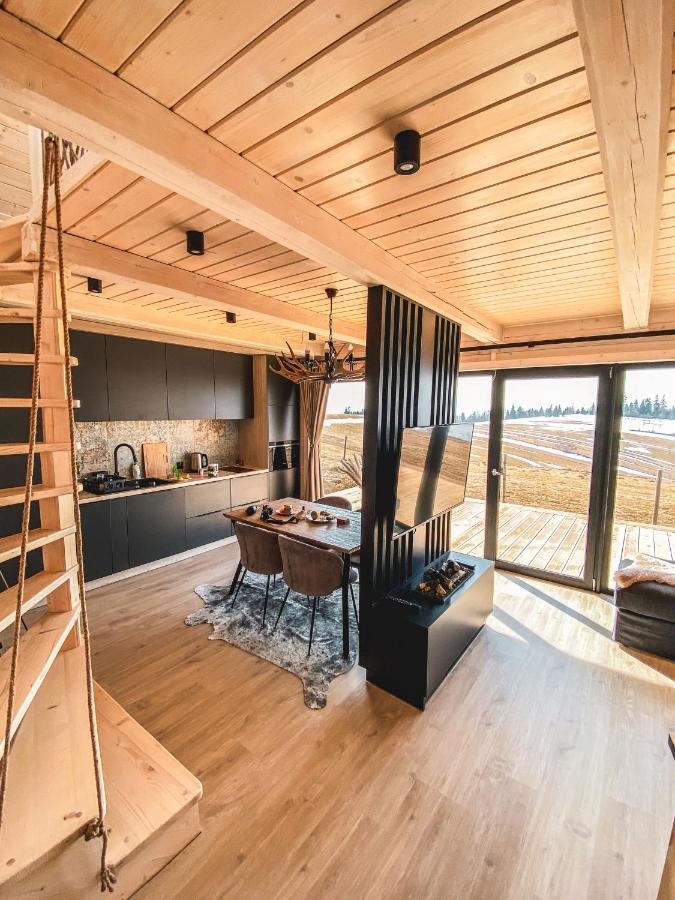 Osada Janosika Jacuzzi Drewniany Domek Na Odludziu Klikuszowa Exterior foto