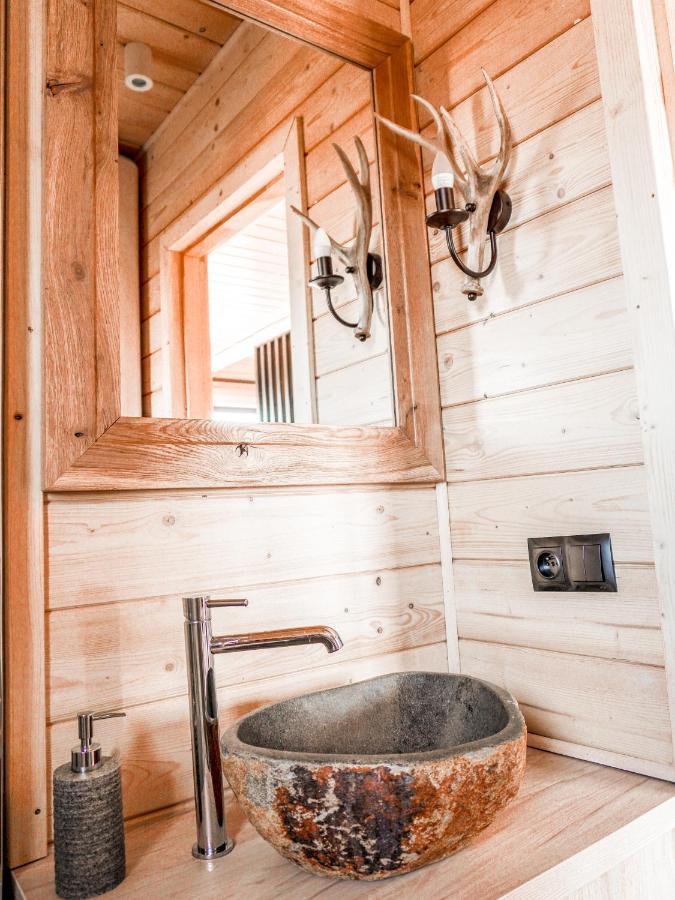 Osada Janosika Jacuzzi Drewniany Domek Na Odludziu Klikuszowa Exterior foto