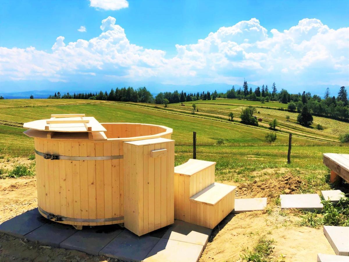 Osada Janosika Jacuzzi Drewniany Domek Na Odludziu Klikuszowa Exterior foto
